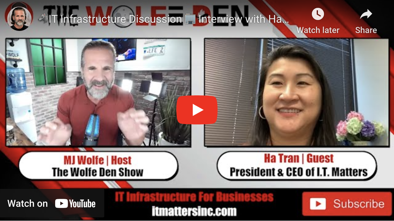 I.T. Matters, Inc. CEO Shares IT Infrastructure Expertise On The Wolfe Den Show